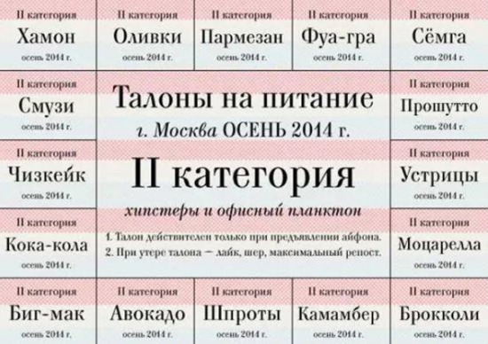 талоны на гуманитарку от СШП